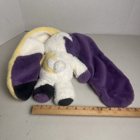 American McGee Plushie Dreadful Non-binary Bunny Purple Yellow Kawaii - No Bag - Picture 6 of 13